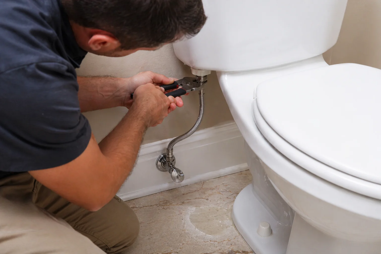 Leaking Toilet Repair Erin